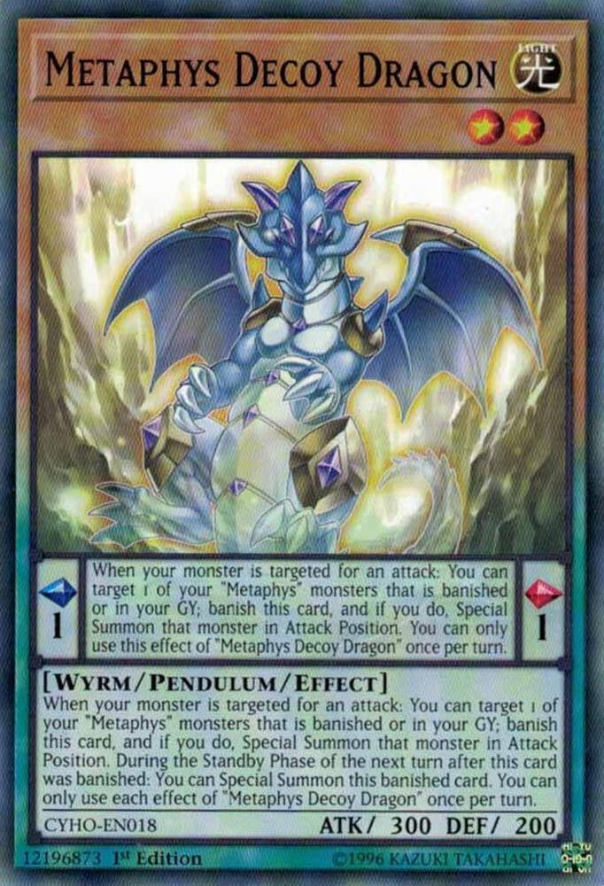 Metaphys Decoy Dragon CYHO-EN018 card from Cybernetic Horizon