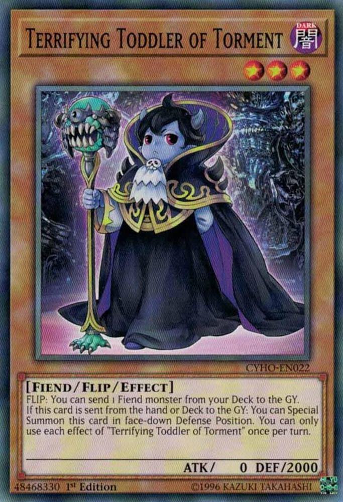 Terrifying Toddler of Torment CYHO-EN022 card from Cybernetic Horizon