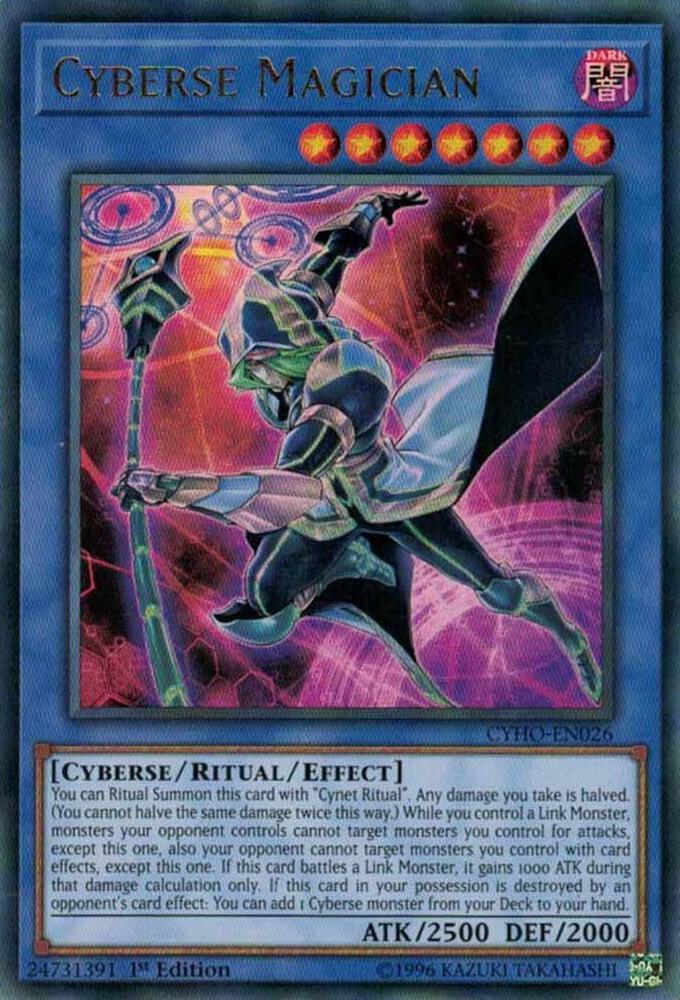 Cyberse Magician CYHO-EN026 card from Cybernetic Horizon