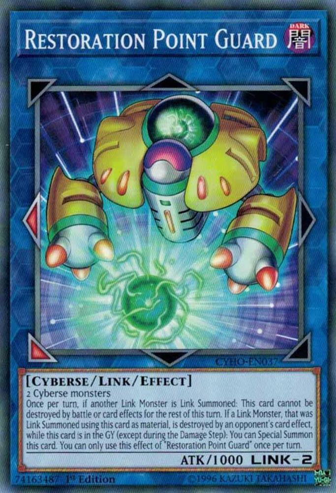 Restoration Point Guard CYHO-EN037 card from Cybernetic Horizon