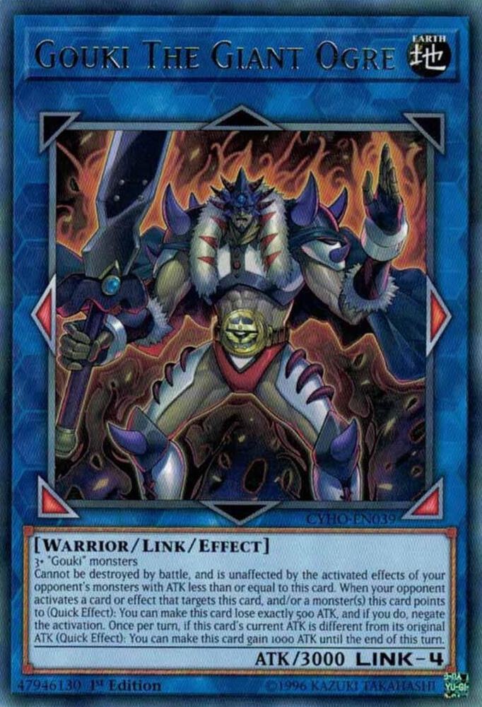 Gouki The Giant Ogre CYHO-EN039 card from Cybernetic Horizon