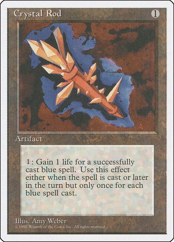 Crystal Rod card from Fourth Edition