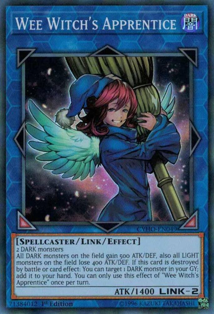 Wee Witch's Apprentice CYHO-EN049 card from Cybernetic Horizon