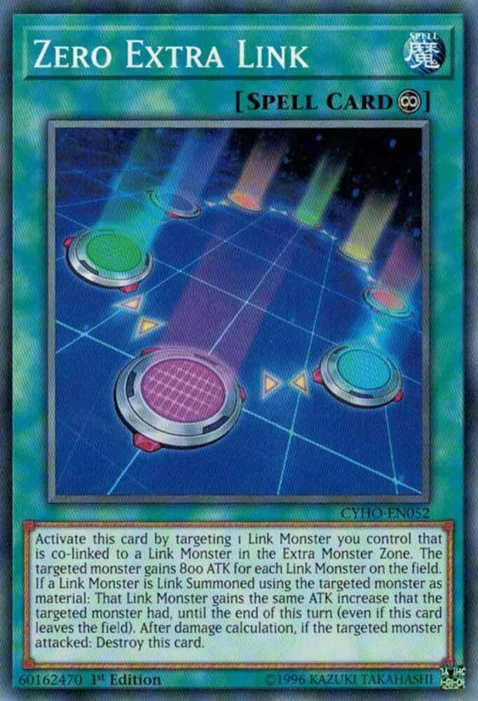 Zero Extra Link CYHO-EN052 card from Cybernetic Horizon