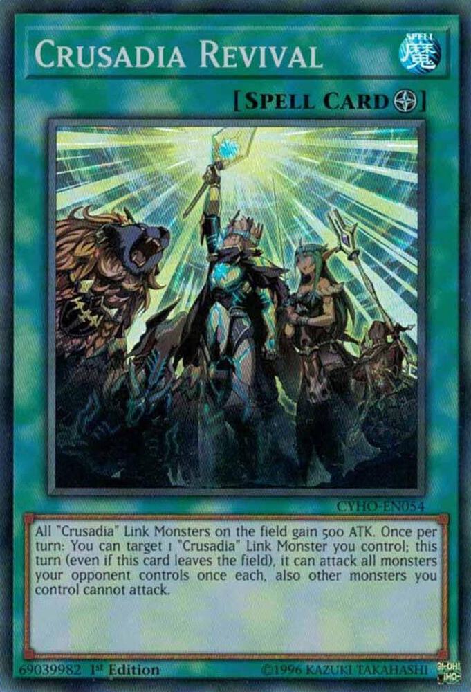 Crusadia Revival CYHO-EN054 card from Cybernetic Horizon