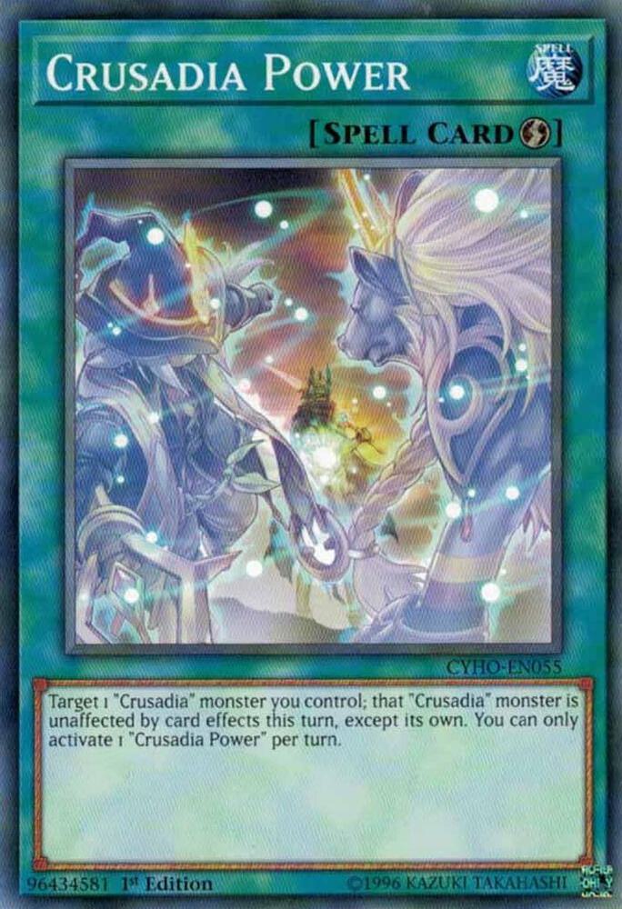 Crusadia Power CYHO-EN055 card from Cybernetic Horizon