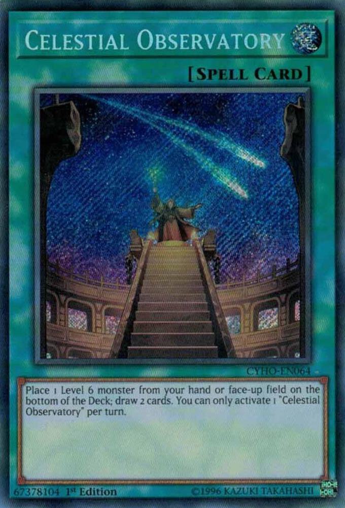 Celestial Observatory CYHO-EN064 card from Cybernetic Horizon