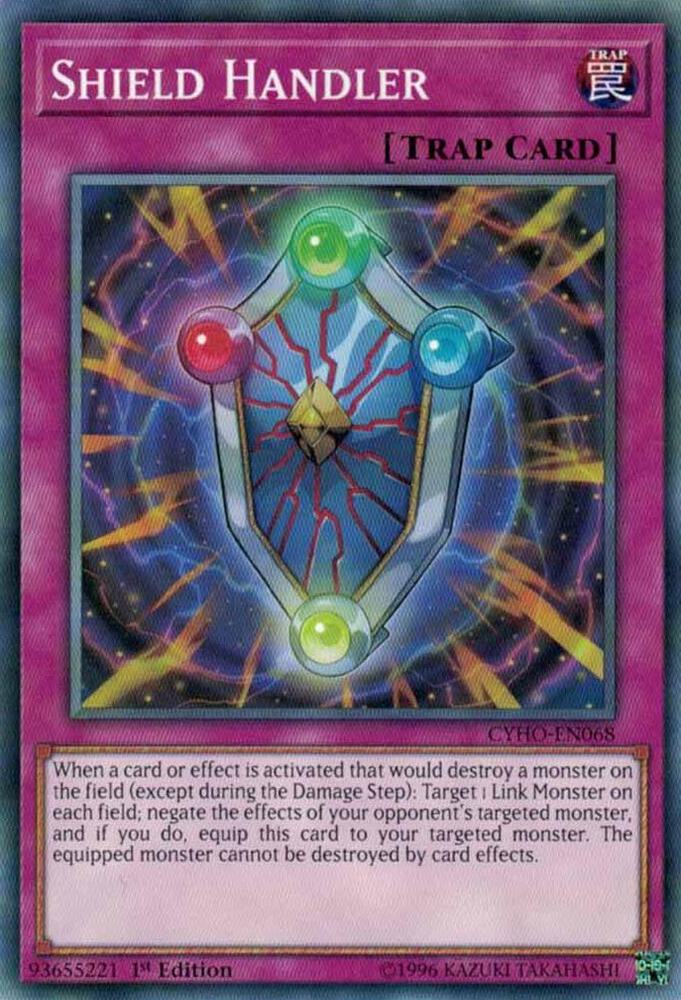 Shield Handler CYHO-EN068 card from Cybernetic Horizon