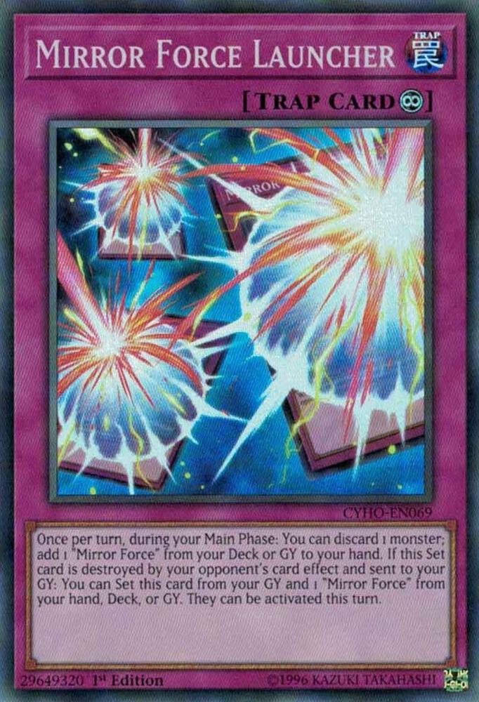 Mirror Force Launcher CYHO-EN069 card from Cybernetic Horizon