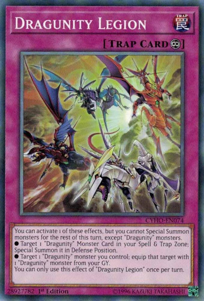 Dragunity Legion CYHO-EN074 card from Cybernetic Horizon