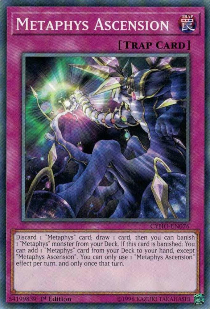 Metaphys Ascension CYHO-EN076 card from Cybernetic Horizon