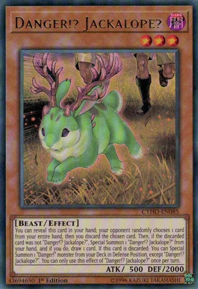 Danger!? Jackalope? CYHO-EN085 card from Cybernetic Horizon