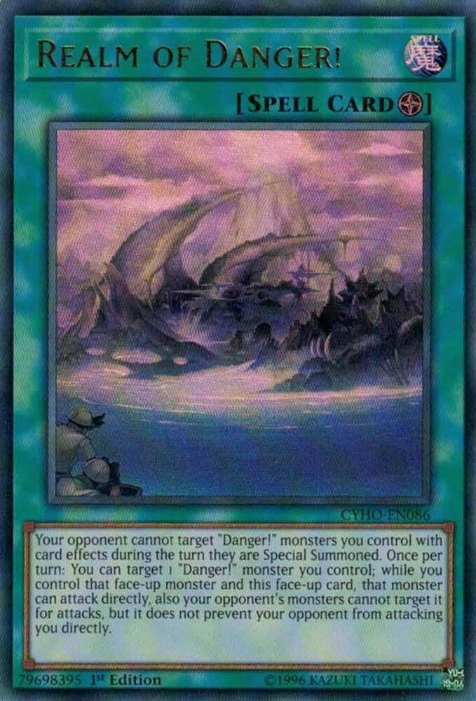 Realm of Danger! CYHO-EN086 card from Cybernetic Horizon