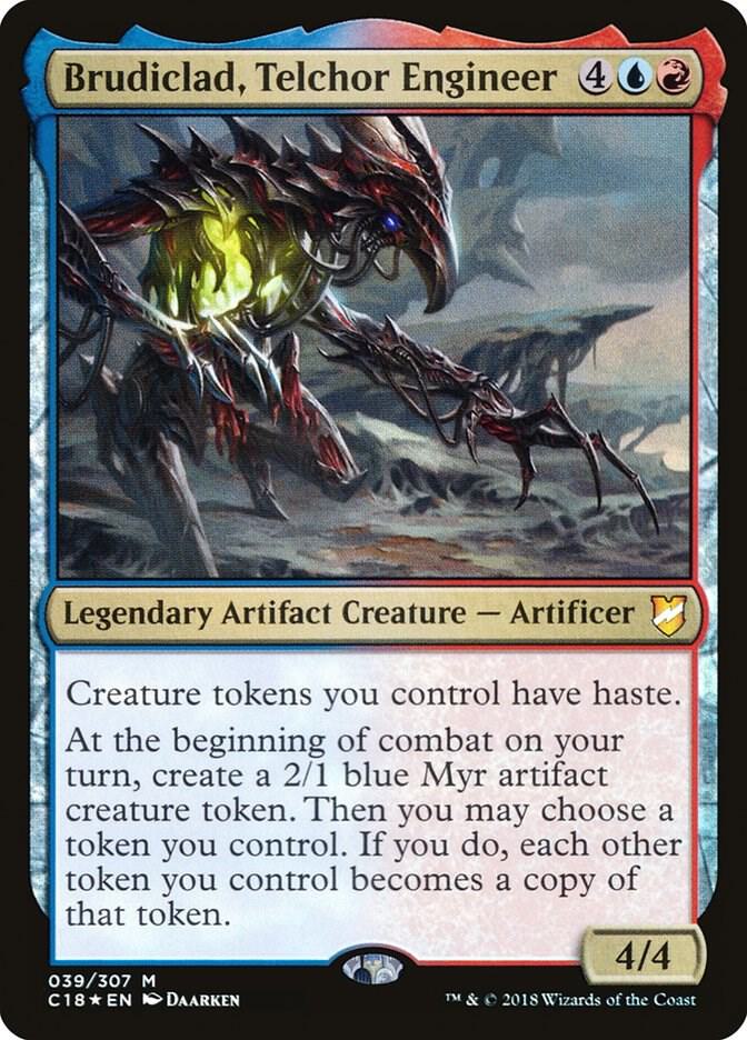 Brudiclad, Telchor Engineer 39 card from Commander 2018