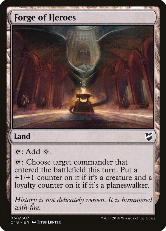 Forge of Heroes 58 card from Commander 2018