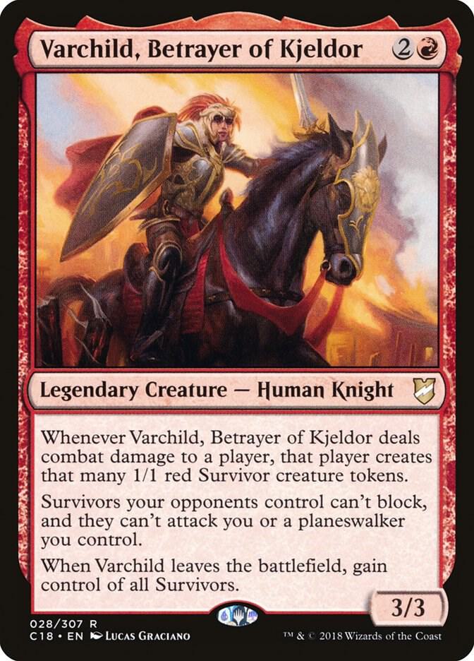 Varchild, Betrayer of Kjeldor 28 card from Commander 2018