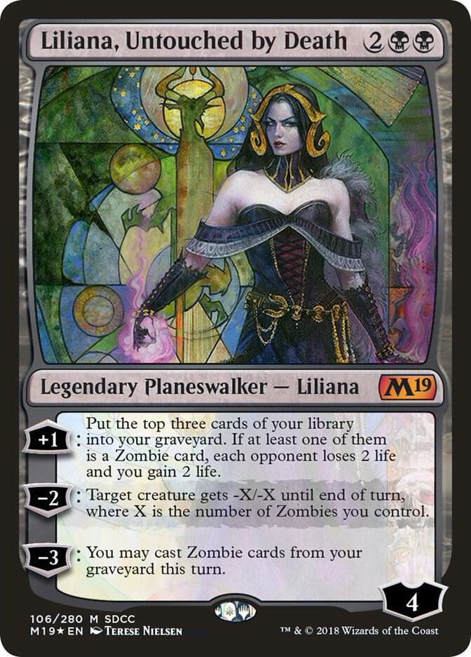 Liliana, Untouched by Death (SDCC 2018 Exclusive) 106 card from Media Promos
