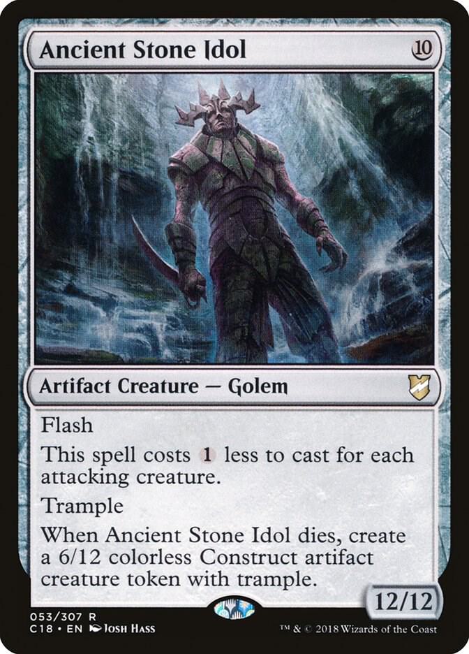 Ancient Stone Idol 53 card from Commander 2018