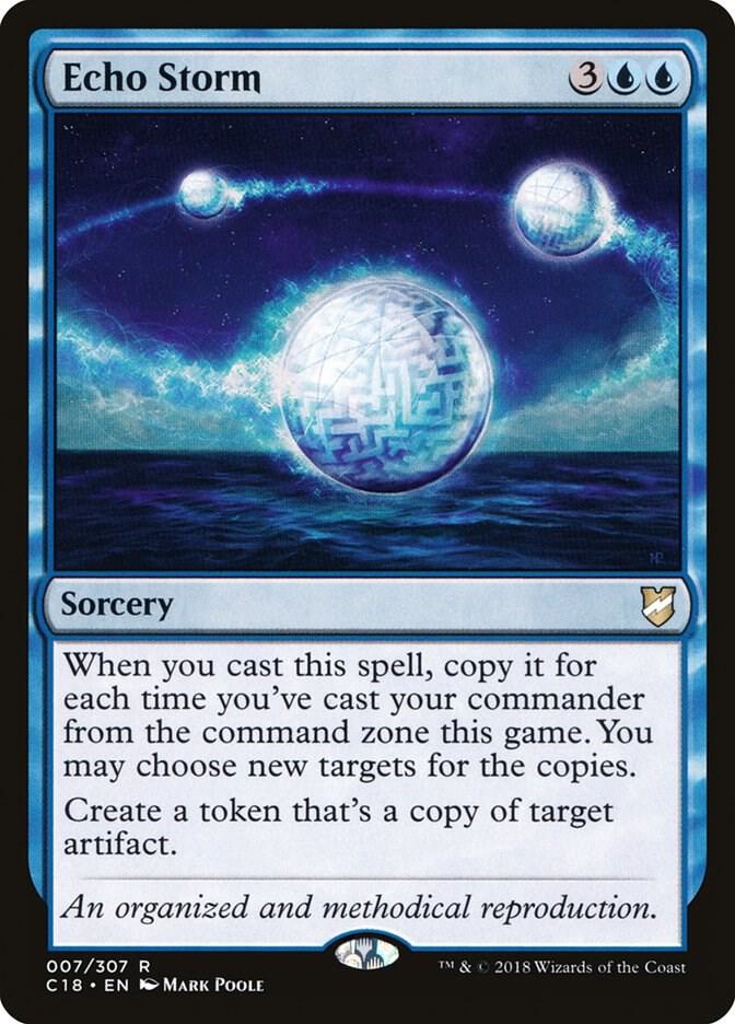 Echo Storm 7 card from Commander 2018