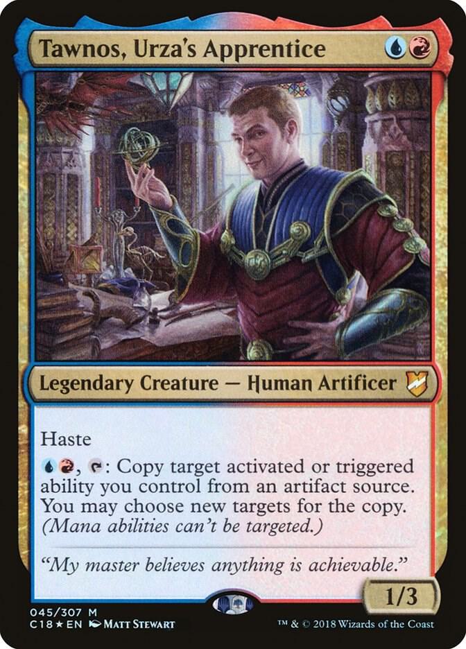 Tawnos, Urza's Apprentice 45 card from Commander 2018
