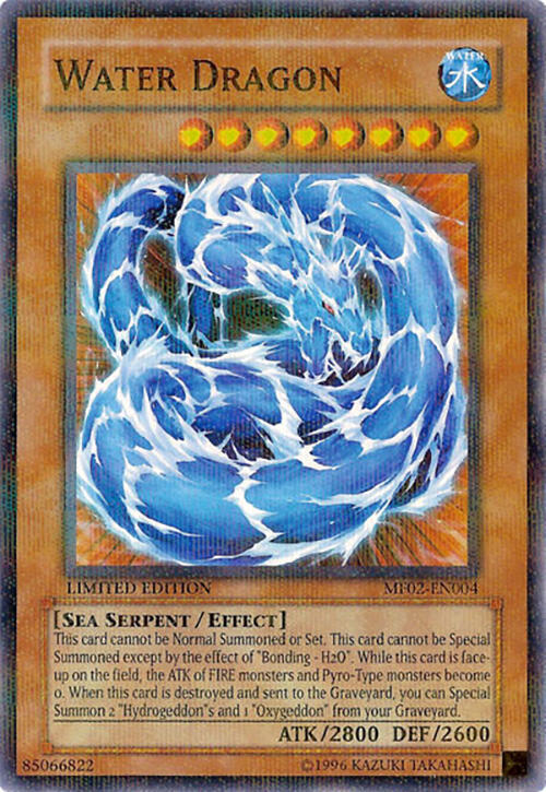 Water Dragon MF02-EN004 card from Mattel Action Figure Promos: Series 2