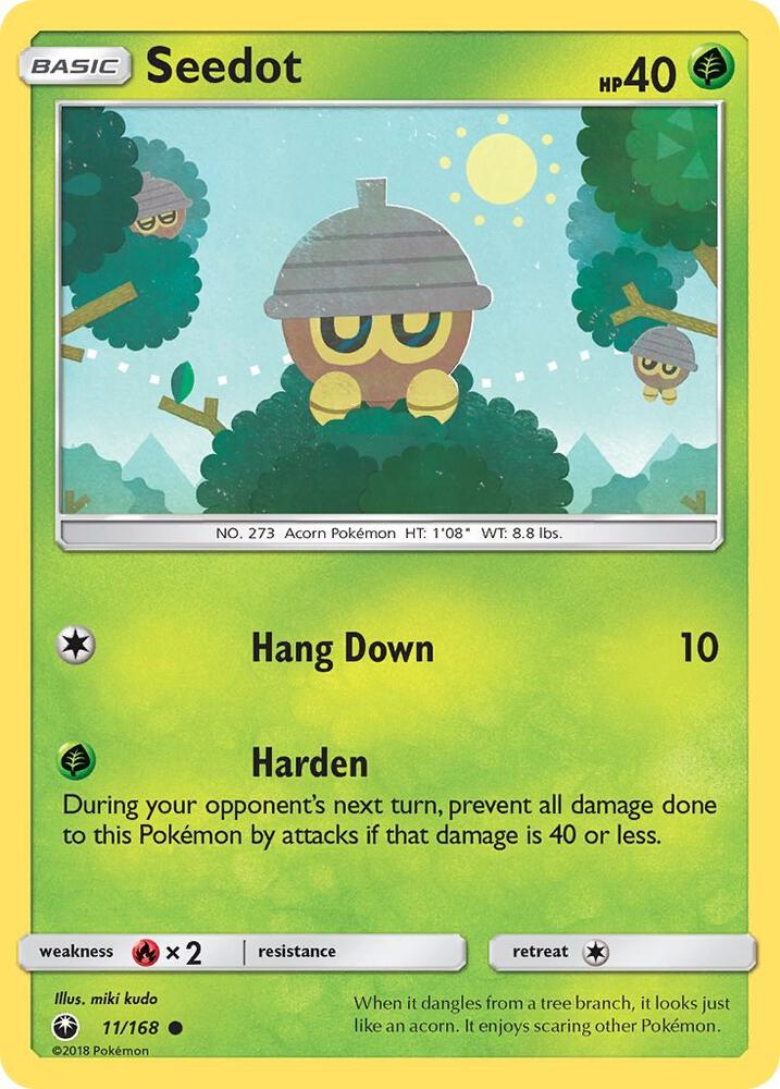 Seedot (11) 11/168 card from SM - Celestial Storm