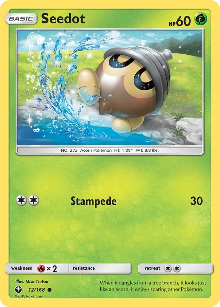 Seedot (12) 12/168 card from SM - Celestial Storm