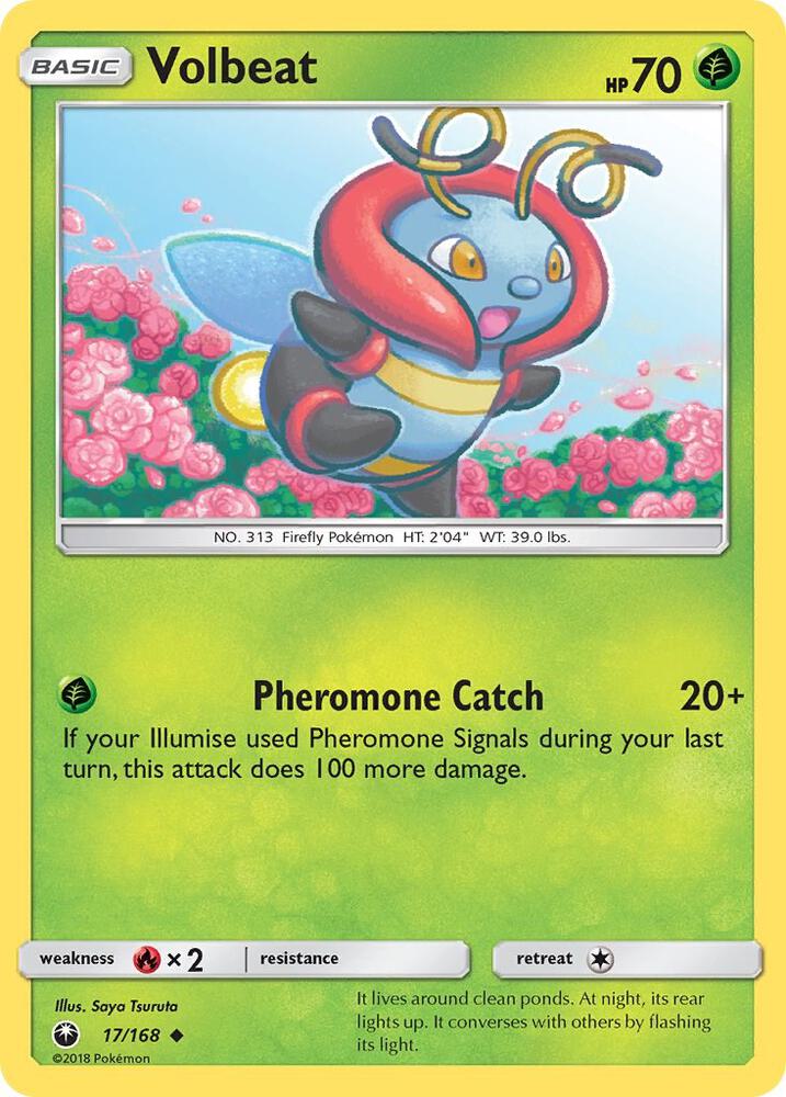 Volbeat 17/168 card from SM - Celestial Storm