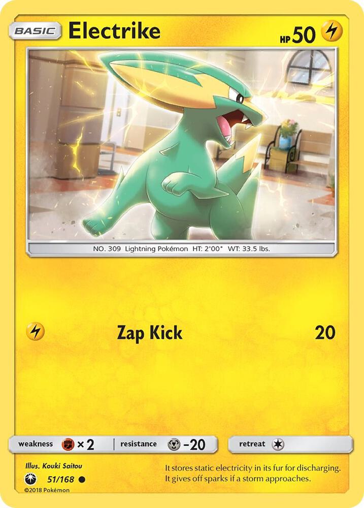 Electrike 51/168 card from SM - Celestial Storm