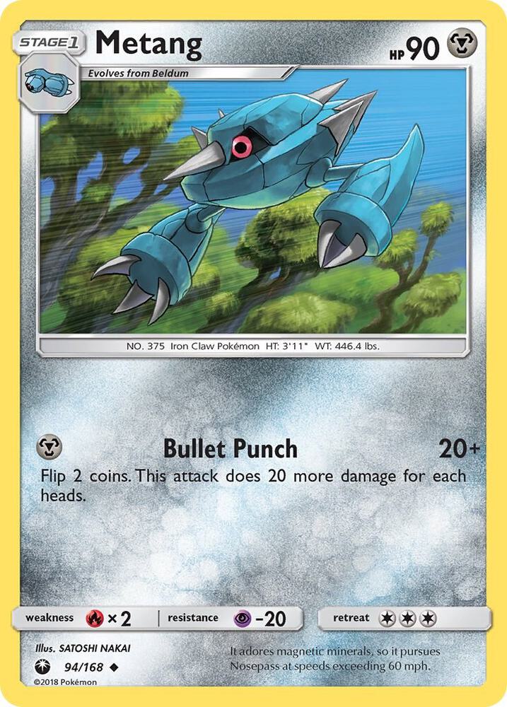Metang 94/168 card from SM - Celestial Storm
