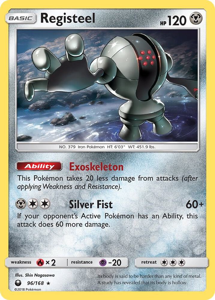 Registeel 96/168 card from SM - Celestial Storm