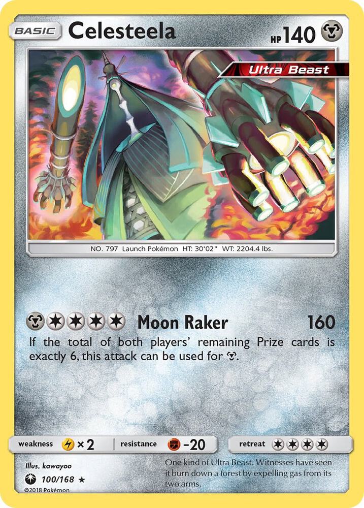 Celesteela 100/168 card from SM - Celestial Storm