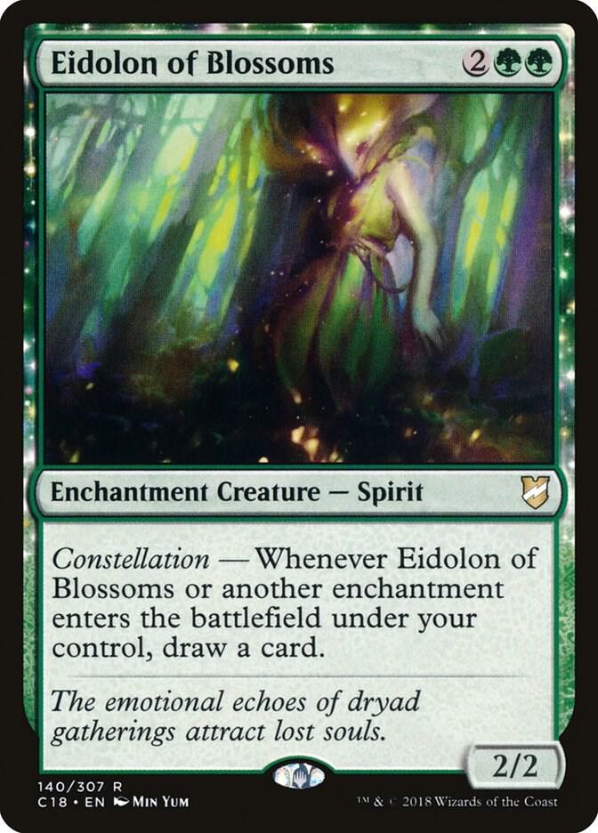 Eidolon of Blossoms 140 card from Commander 2018
