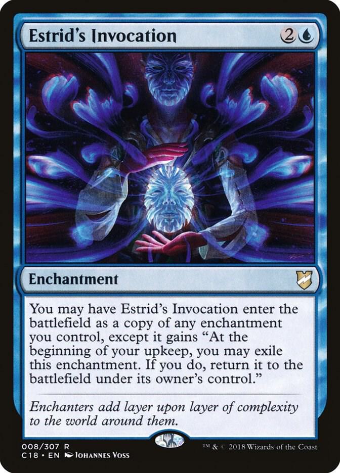 Estrid's Invocation 8 card from Commander 2018
