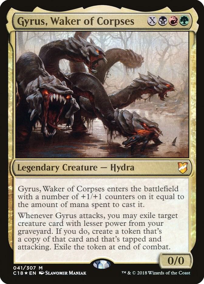 Gyrus, Waker of Corpses 41 card from Commander 2018