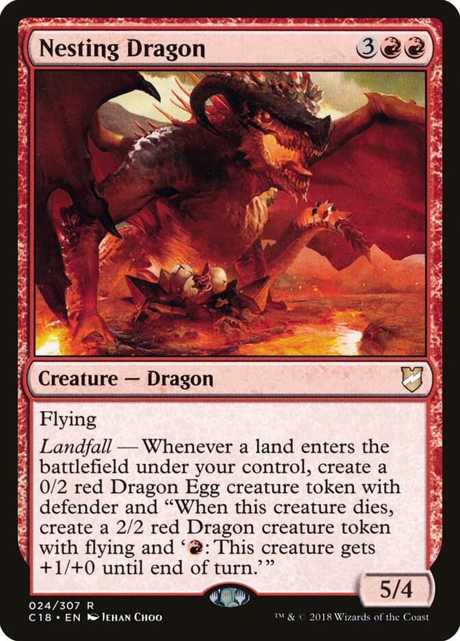 Nesting Dragon 24 card from Commander 2018