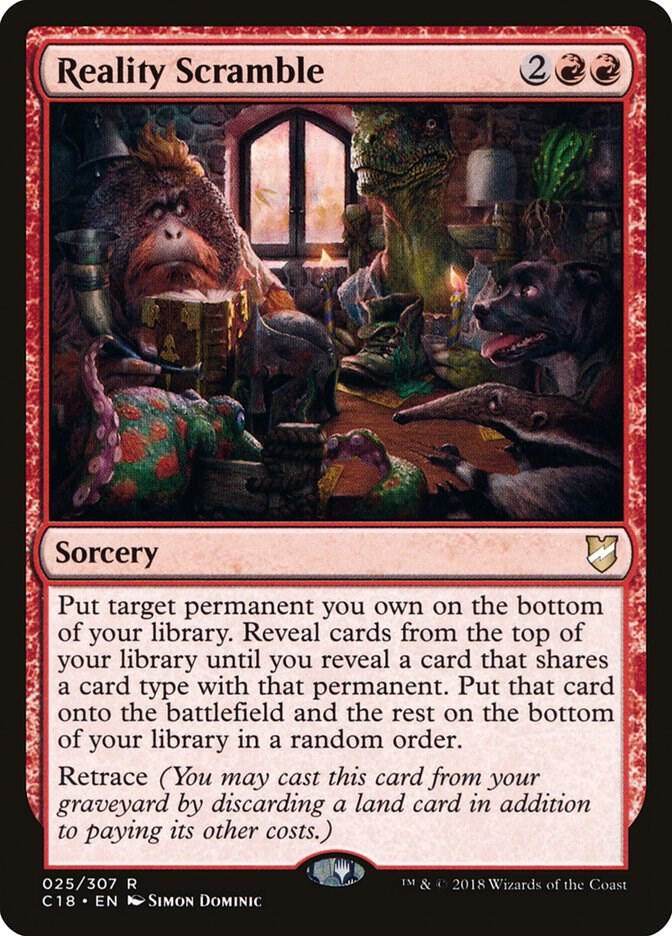 Reality Scramble 25 card from Commander 2018