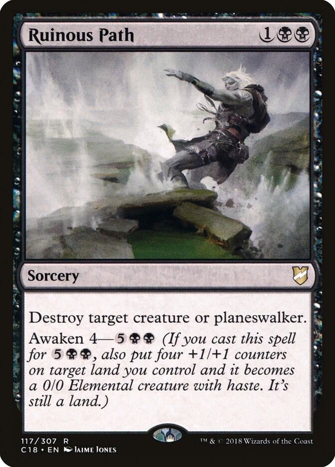 Ruinous Path 117 card from Commander 2018