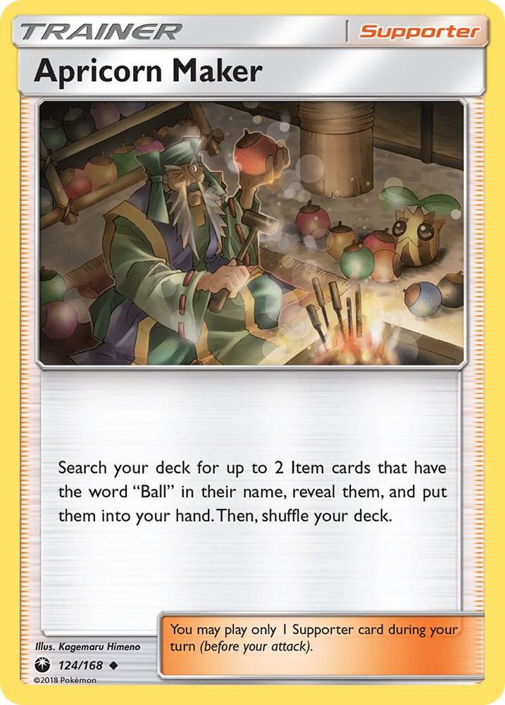 Apricorn Maker 124/168 card from SM - Celestial Storm