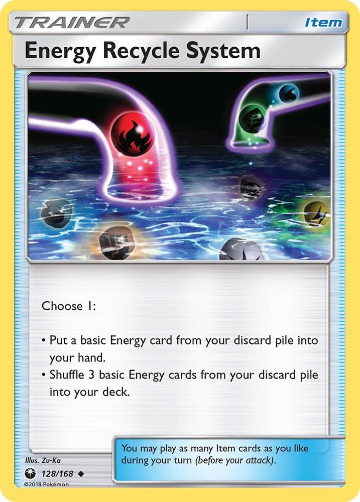 Energy Recycle System 128/168 card from SM - Celestial Storm