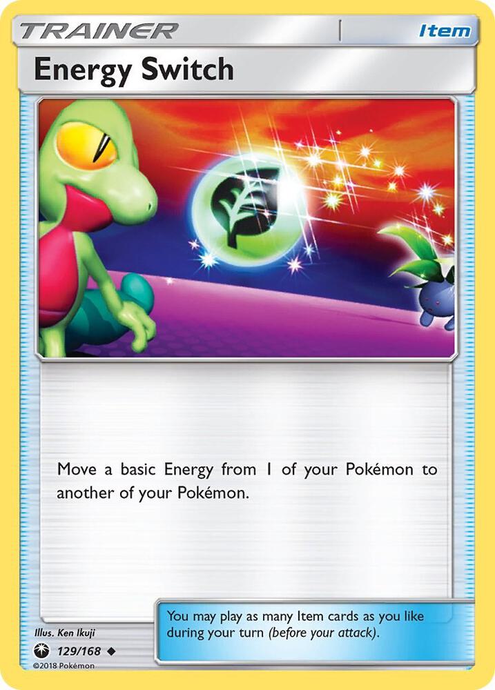 Energy Switch 129/168 card from SM - Celestial Storm