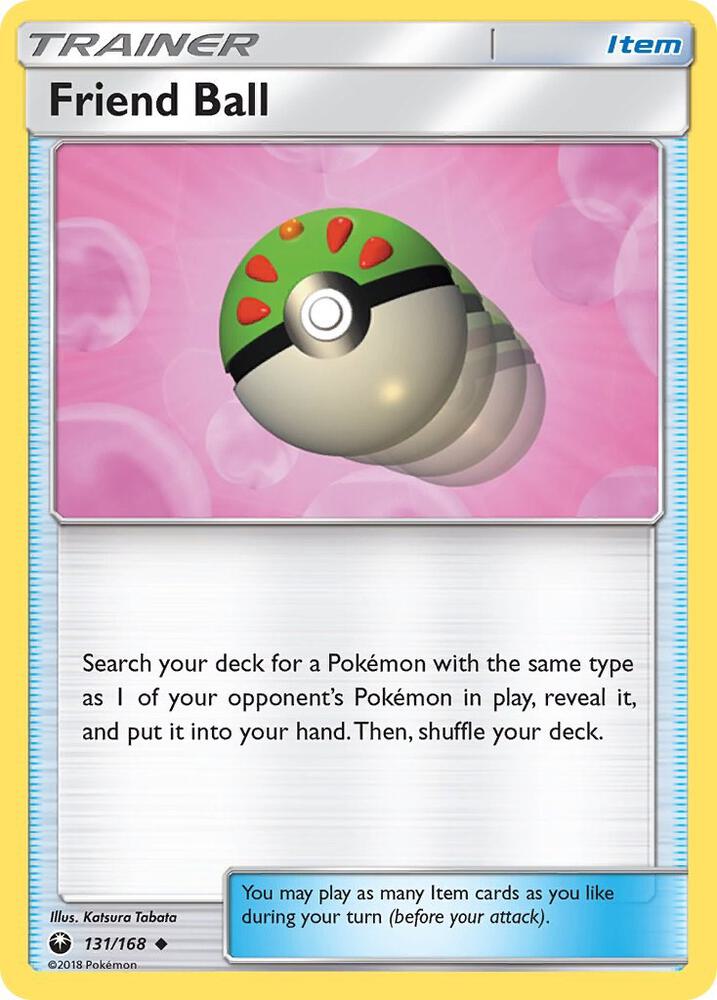 Friend Ball 131/168 card from SM - Celestial Storm