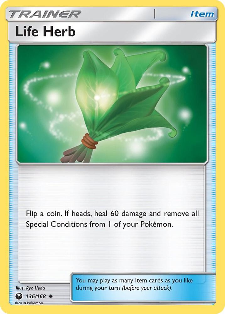 Life Herb 136/168 card from SM - Celestial Storm