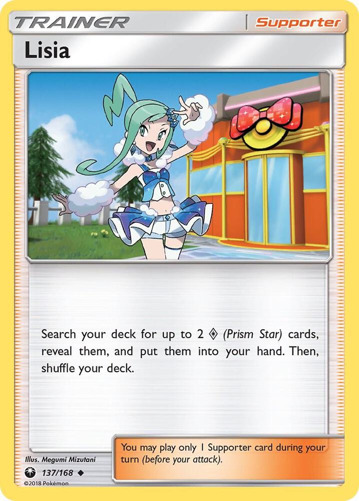 Lisia 137/168 card from SM - Celestial Storm