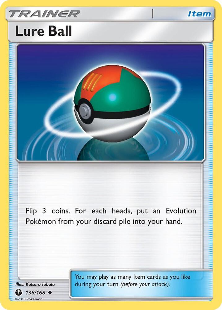 Lure Ball 138/168 card from SM - Celestial Storm