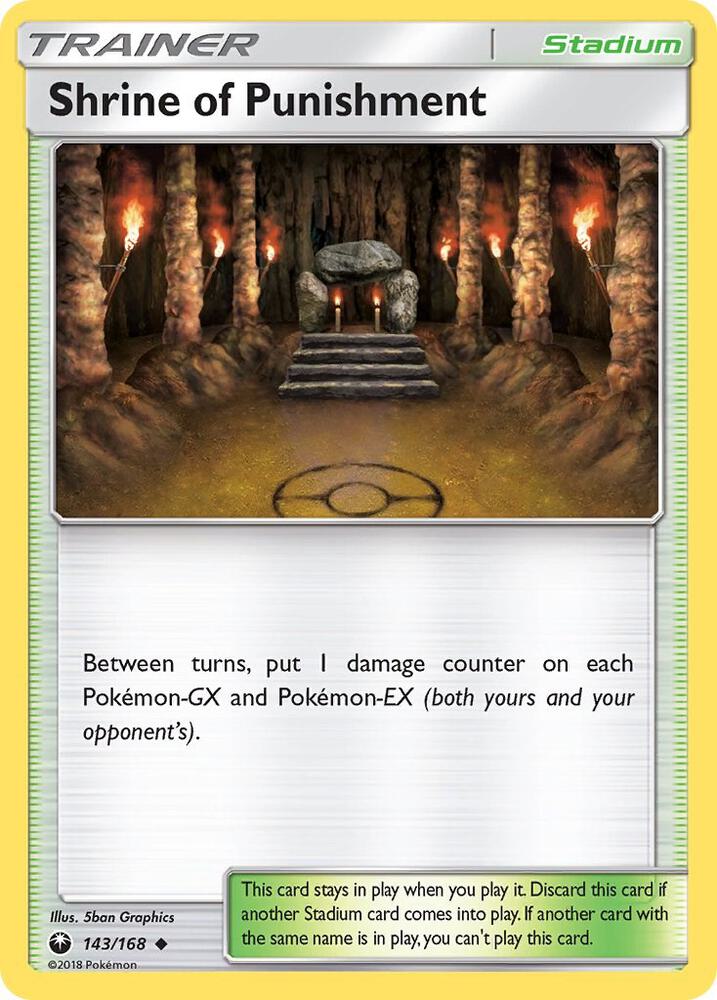 Shrine of Punishment 143/168 card from SM - Celestial Storm