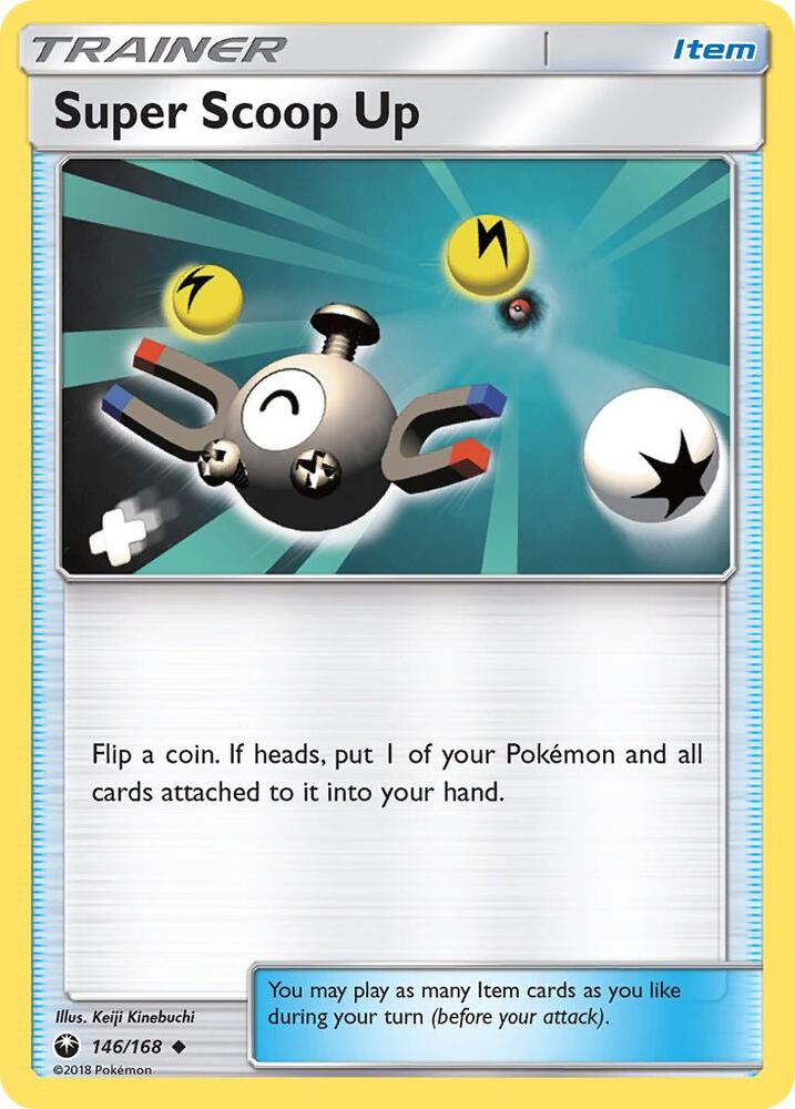Super Scoop Up 146/168 card from SM - Celestial Storm
