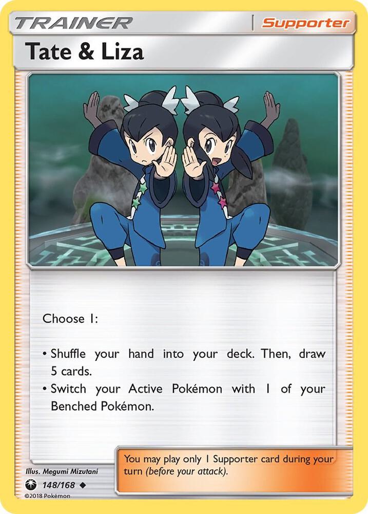 Tate & Liza 148/168 card from SM - Celestial Storm