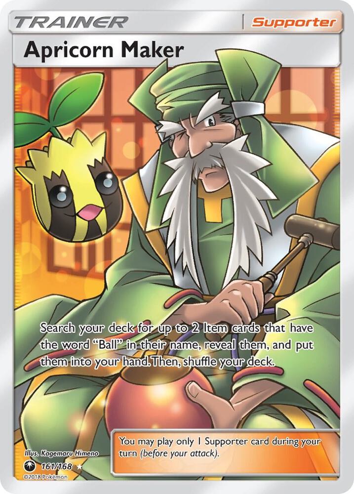 Apricorn Maker (Full Art) 161/168 card from SM - Celestial Storm