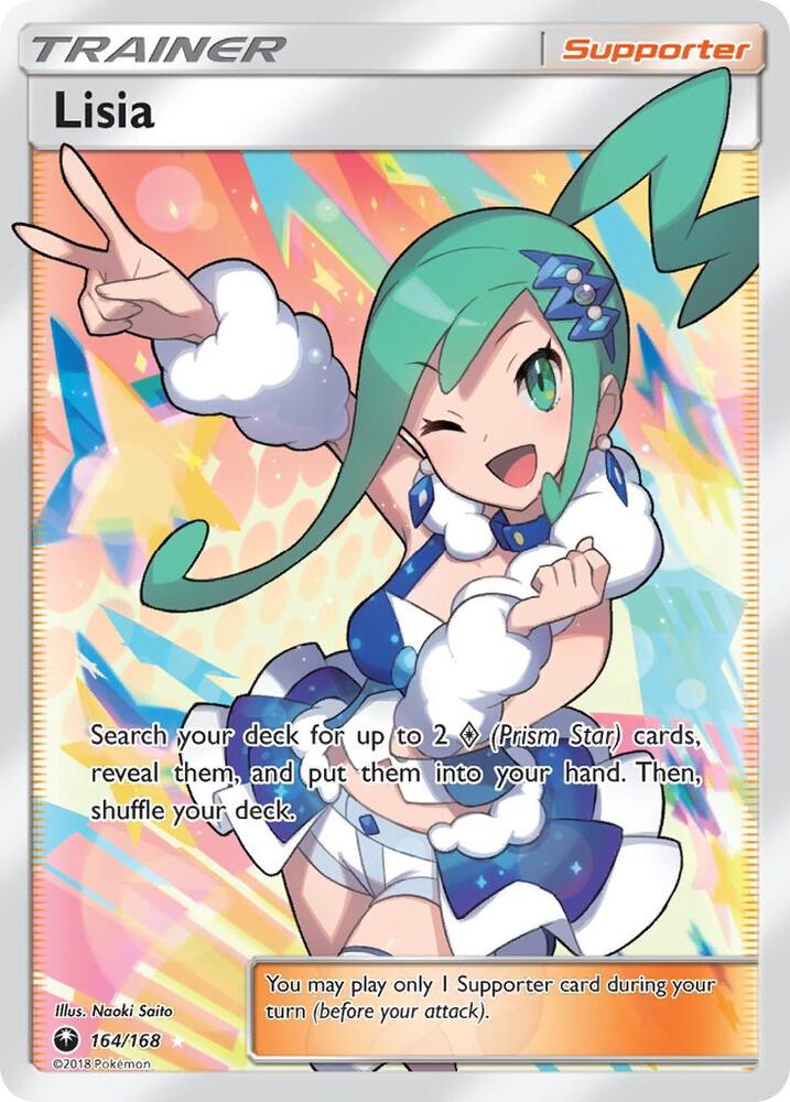 Lisia (Full Art) 164/168 card from SM - Celestial Storm